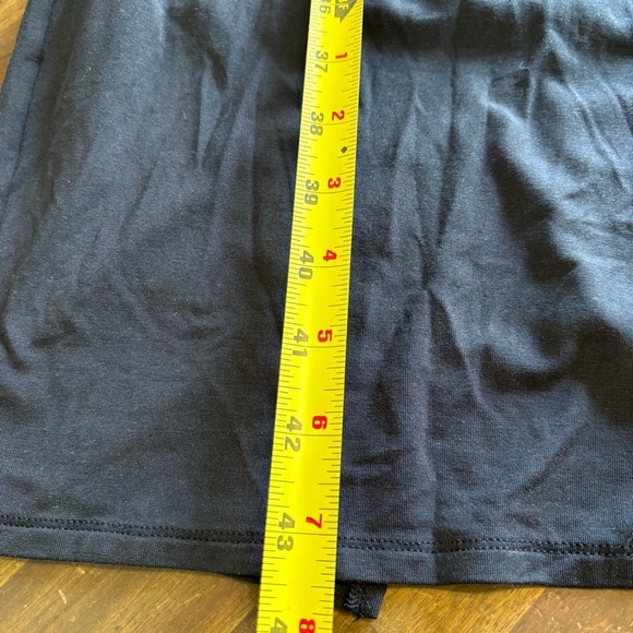 Athleta Santorini Cinch Dress Small Black Resort Wear Sleeveless Telcel Modal - Picture 7 of 9